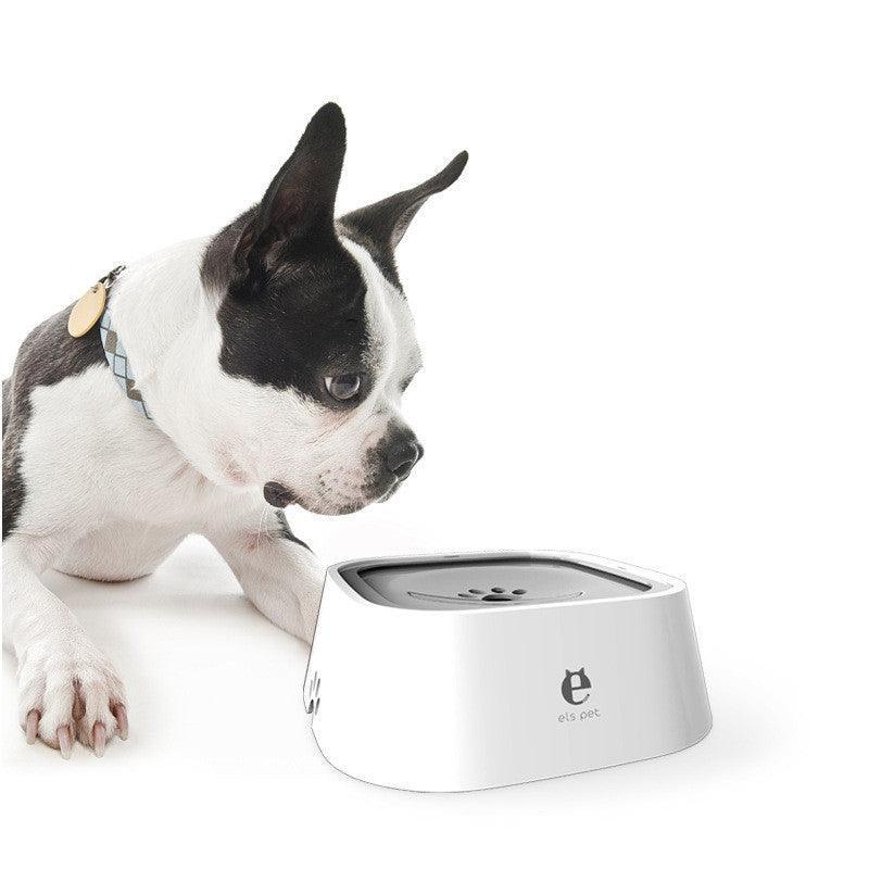 1.5L Large Capacity Anti-Overflow Floating Water Bowl For Dogs - Say Goodbye To Wet Mouths!